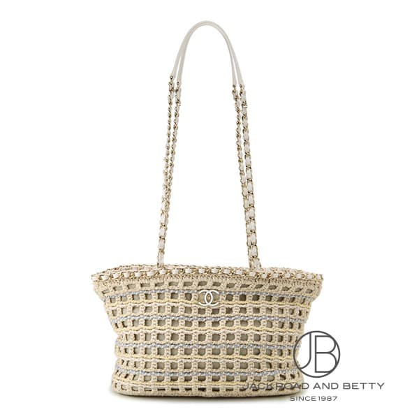 クロシェ スモール ショッピング バッグ[AS5235 B18697 NACUD] Crochet