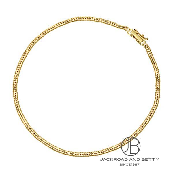 k18 6面ダブル アンクレット 23.5cm 5.3g 18金 K18 メンズ