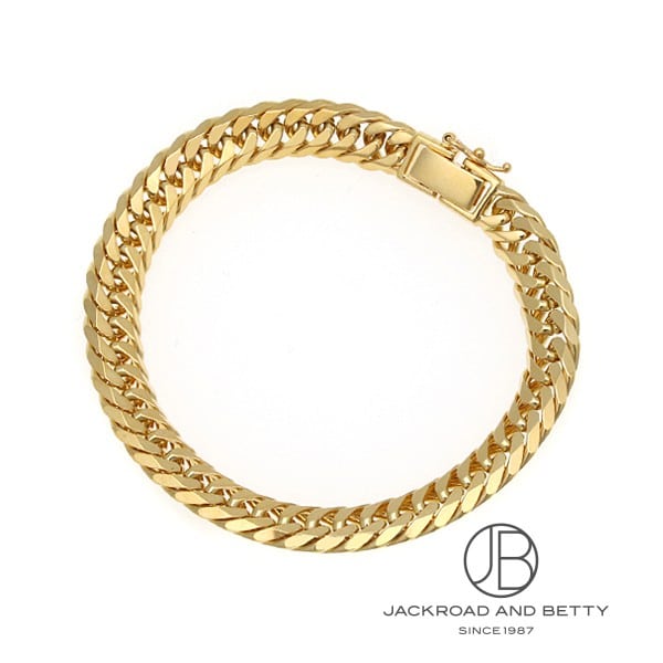 K18 6面 ダブル 30.7g 18cm ブレスレット 造幣局刻印有り[] Chain