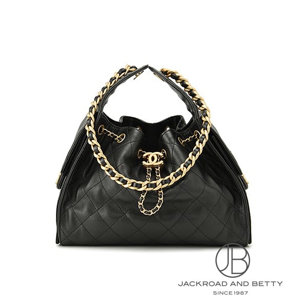 CHANEL 25 スモール ハンドバッグ ブラック 黒[AS5293 B20304 94305