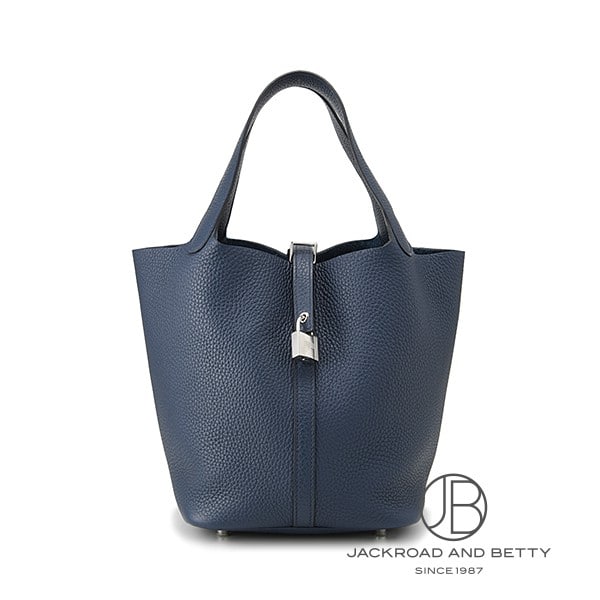 エルメス　ピコタンロック　ブルーノール　MM ピコタンロックMM ブルーネイビー[] Picotin Lock MM Blue Navy