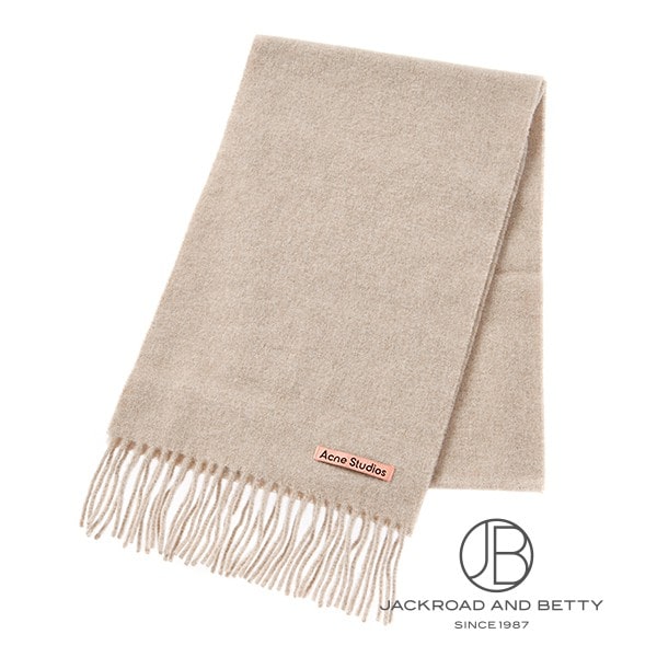 アクネストゥディオズ　フリンジウールスカーフ - スキニー　ブラウン □Acne Studios フリンジウールスカーフ｜トゥモローランド 公式通販