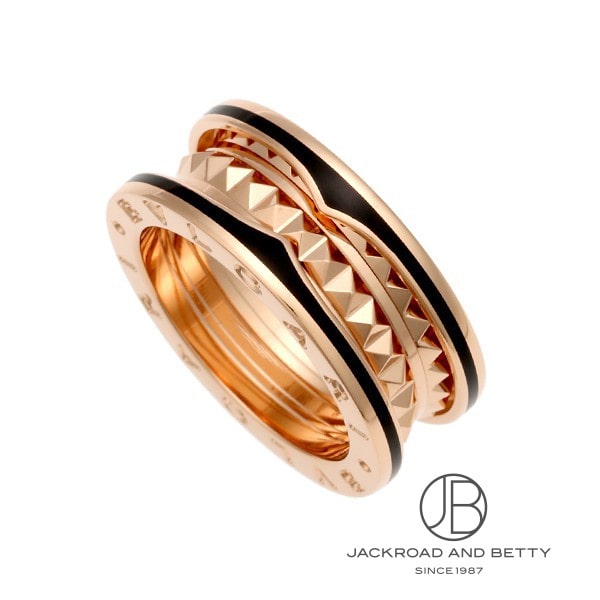 ビー・ゼロワン ロック 2バンド リング[357994 AN859090] Rock Diamond 2Band Ring ブルガリ  新品 ジュエリー