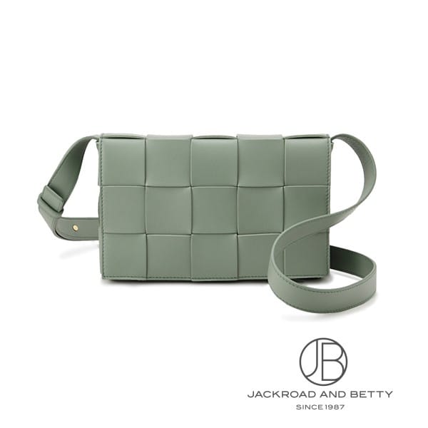 BOTTEGA VENETA カセット ショルダーバッグ グリーン BOTTEGA VENETA （未使用 展示品）ボッテガヴェネタ