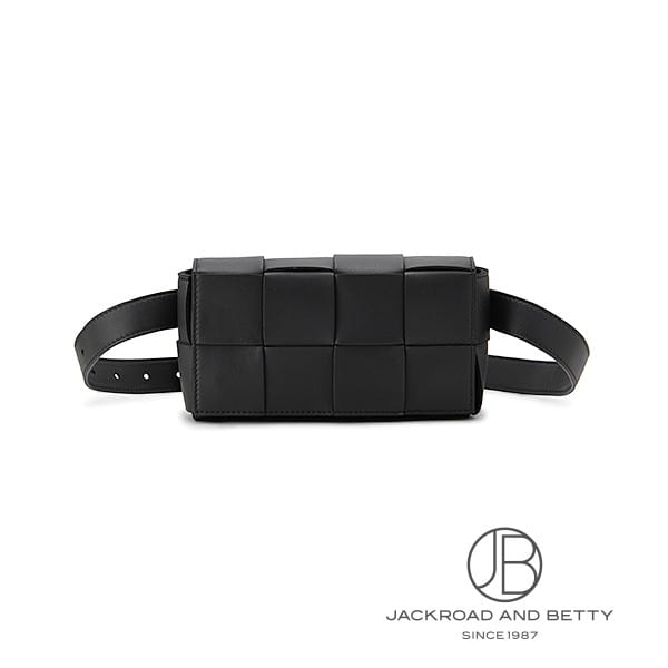BOTTEGA VENETA★カセット ベルトバッグ 668572 VMAY1 2560 カセット ベルトバッグ ブラック 黒[668572 VMAY1 8425