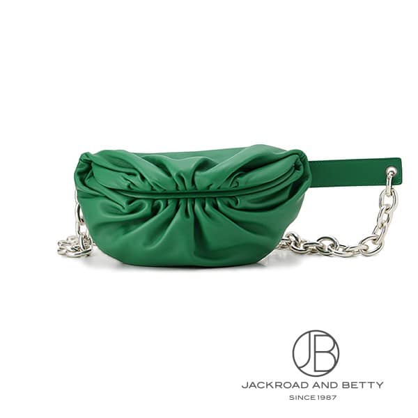 ザ チェーン ポーチ ショルダーバッグ レーシンググリーン 緑[651445
