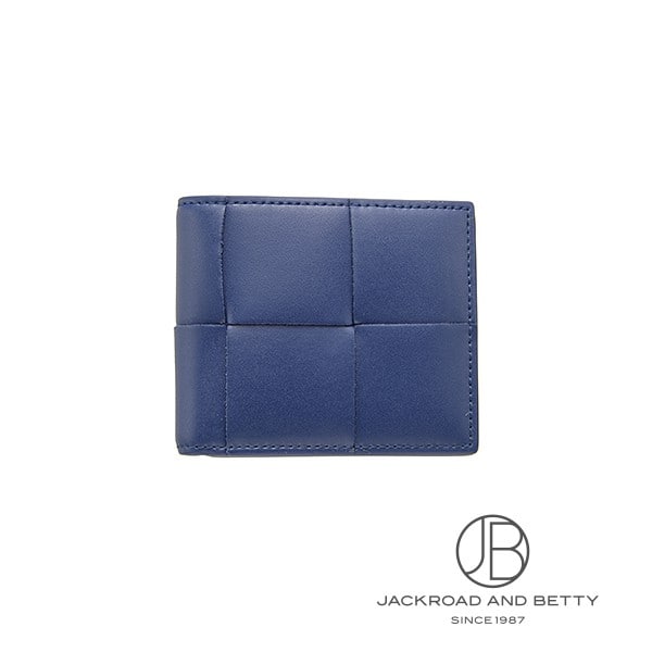 カセット 二つ折り ウォレット クルーズ ネイビー 紺[743004 VBWD2