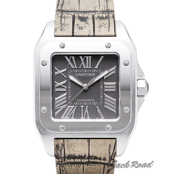 Cartier カルティエ CARTIER サントス100 LM W20134X8 グレー SS