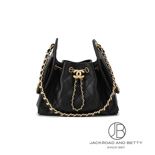 CHANEL 25 ミニ ハンドバッグ ブラック 黒[AS5631 B20304 94305