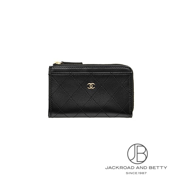 ジップ カードケース ブラック 黒[AP4917 B22099 94305] Card Case