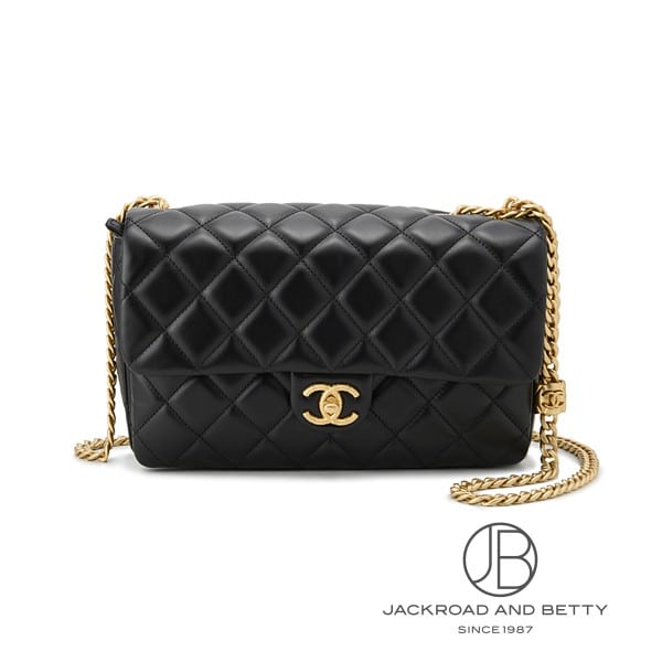 マトラッセ フラップバッグ ブラック 黒[AS5864 B09209 94305