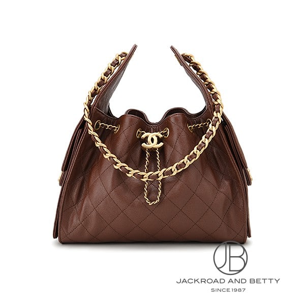 シャネル CHANEL 25 スモール ハンドバッグ ブラウン 茶 AS5293 B20304