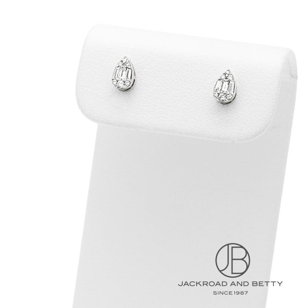 ペアシェイプ ダイヤ ピアス[EC0024] Pear Shape Diamond Earrings