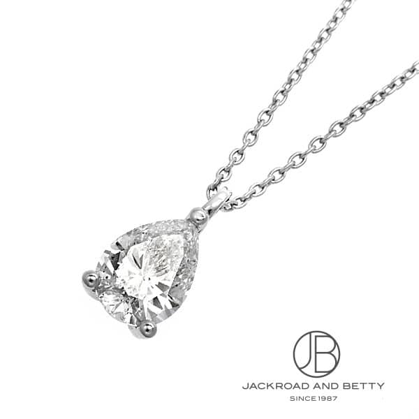 ノーブランド 2.010ct ペアシェープダイヤモンド ペンダント 