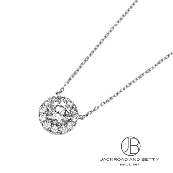 ノーブランド 0.5ct 0.25ct ダイヤモンド ネックレス 