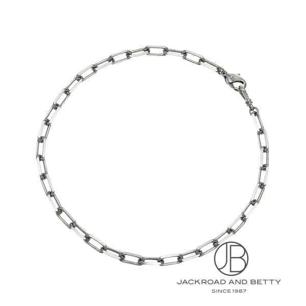 PT850 カット アズキ チェーン ブレスレット 6.3g 20cm[] PT850 Cut