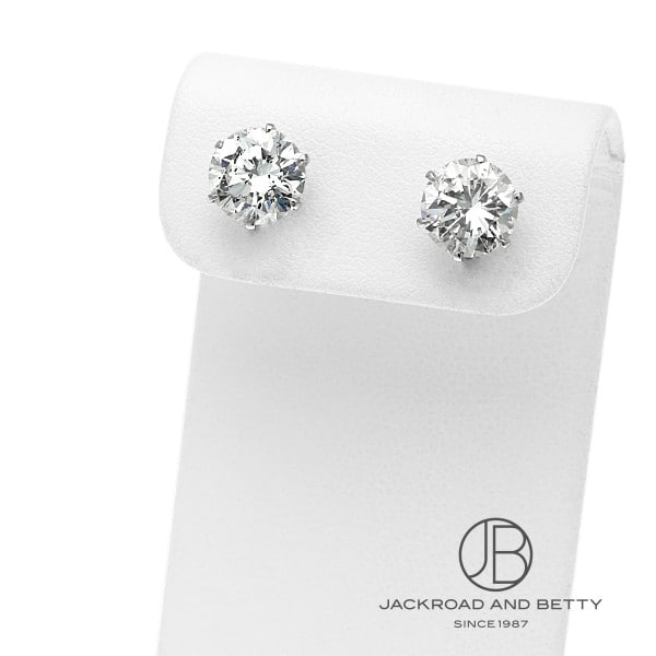 4ct G SI-1 ダイヤモンド スタッド ピアス[] Diamonds Stud Earring