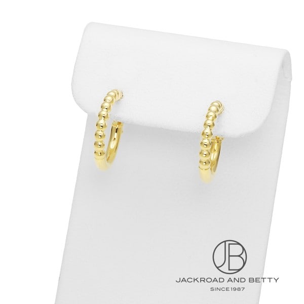 K18 デザイン フープ ピアス[] K18 Hoop Earrings | ノーブランド 新品