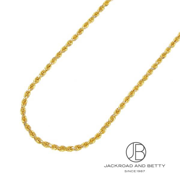K18 ロープ チェーン ネックレス[050COVDOT] K18 Chain Necklace
