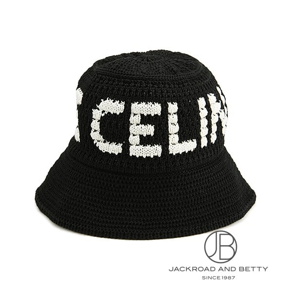 CELINE ニット帽 クロシェ セリーヌ ニット帽／コットン[2AE5S817X.38EC] Celine Beanie