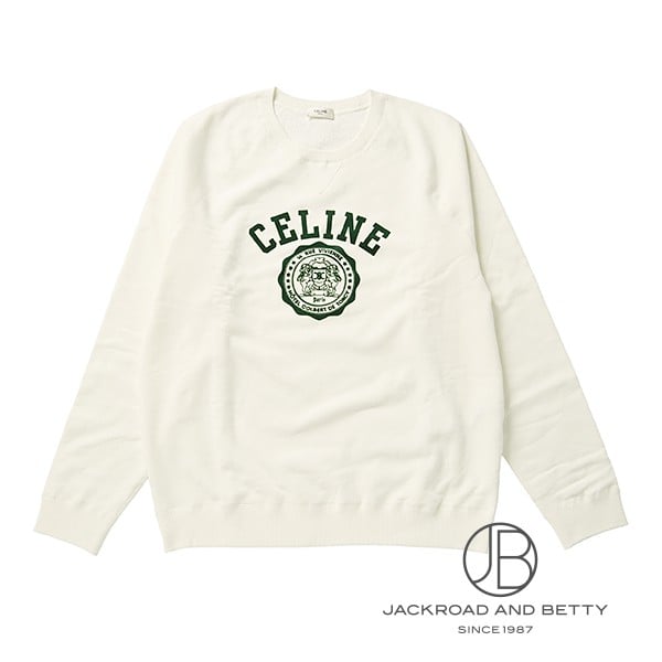 CELINE ルーズスウェットシャツコットンフリース CELINE ルーズスウェットシャツコットンフリース CELINE - セリーヌ