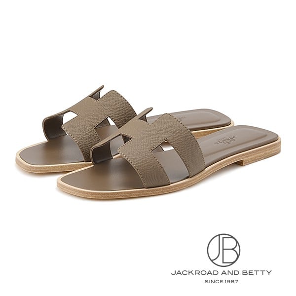 サンダル オラン エトゥープ ベージュ 38[H202272Z] Sandals Oran 