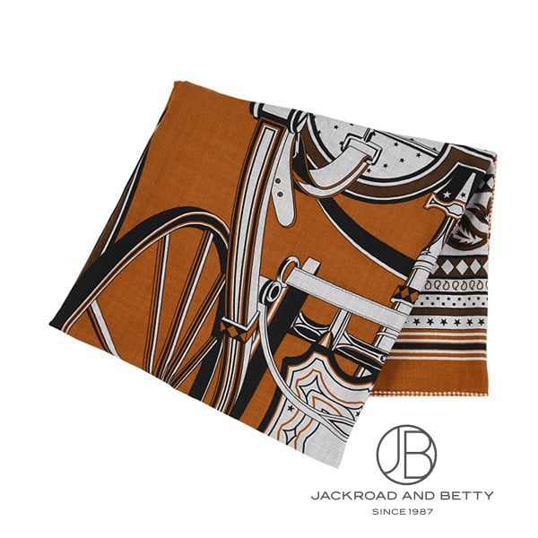 カレ140 カレジェアン 四輪馬車の車輪・バンダナ キャラメル[H244170S