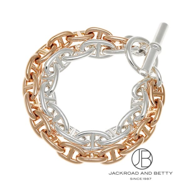 April_2　HERMES シェーヌダンクル ブレスレット GM13コマ シェーヌ・ダンクル ブレスレット ダブル GM13コマ MM17コマ