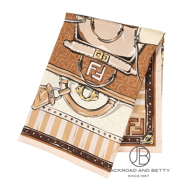 スカーフ[FXT091AQD4F1N3F] Scarf | フェンディ 新品 バッグ/財布/小物