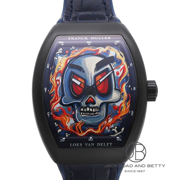 フランク ミュラー ヴァンガード  ルス・ファン・デルフト リミテッド V43SC SKULL LOES VAN DELFT NR