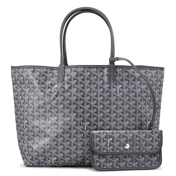 Goyard グレー レザーバッグ　新品未使用 サン・ルイPM バッグ グレー[STLOUIPMLTY51CL51P] Saint Louis PM Bag
