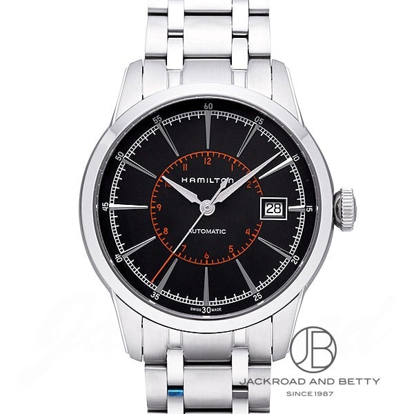 ハミルトン HAMILTON 腕時計 メンズ H40555131 自動巻き（H-10） ブラックxシルバー アナログ表示