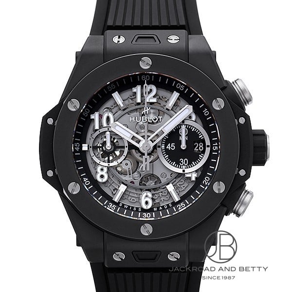 美品 ウブロ ビックバン ウニコ用 ラバーベルト 腕時計用ベルト ブラック 黒 0061HUBLOT メンズ