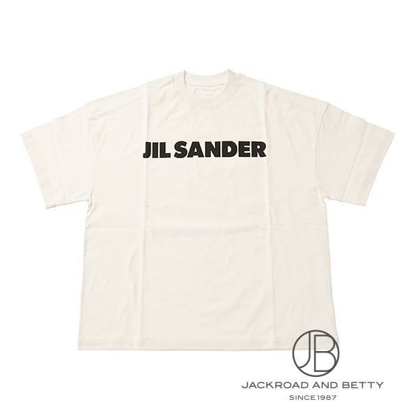 JIL SANDER ジルサンダー ロゴTシャツ ベージュ M タグ付き未使用 ロゴTシャツ M[J21GC0001] Logo T-Shirt M | ジルサンダー 新品 バッグ