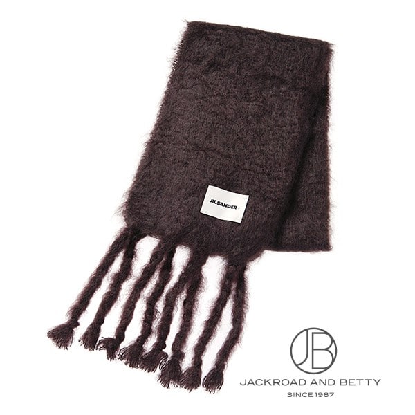 Jil sander ナローウールブレンドスカーフ ナローウールブレンド