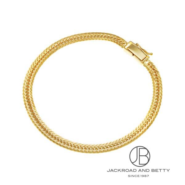 K18 12面 トリプル 10g 18cm ブレスレット 造幣局刻印有り[] Gold