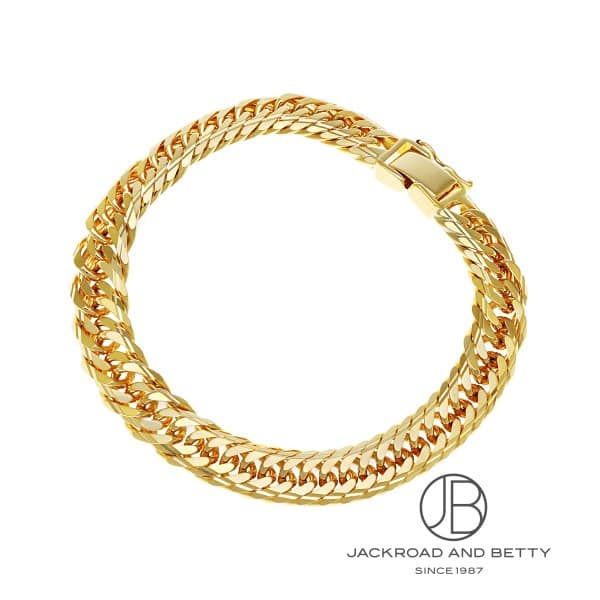 K18 14面 トリプル 30g 18cm ブレスレット 造幣局刻印有り[] Chain