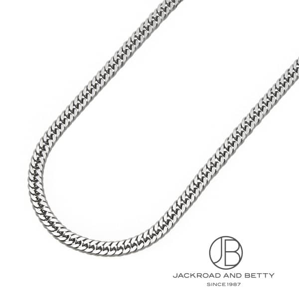 PT850 6面 ダブル 27g 45cm ネックレス プラチナ 造幣局刻印有り