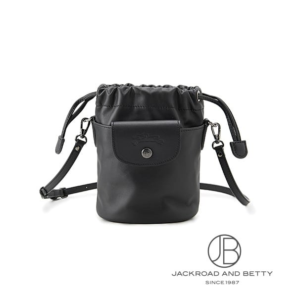 【新品】ロンシャン ル プリアージュ エクストラ XS バケットバッグ黒 プリアージュエクストラ XS バケットバッグ[10317987001] Le Pliage