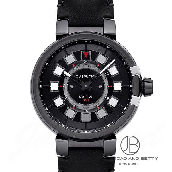 LOUIS VUITTON Tambour Evolution Spin Time GMT Q1BG1 Men's Watch From Japan  G0512