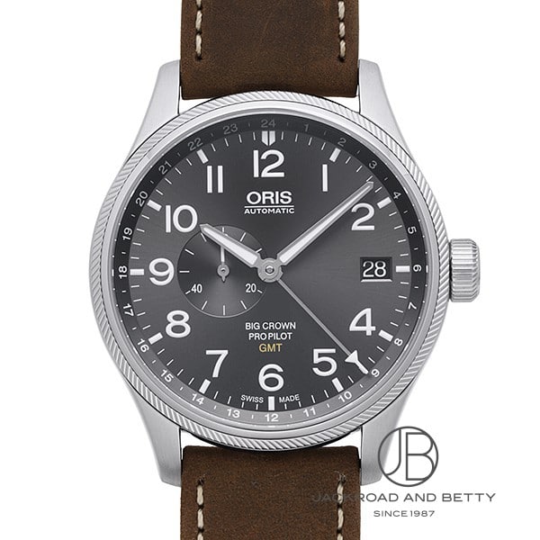 オリス ビッグクラウン プロパイロット GMT スモールセコンド 748 7710 4164F