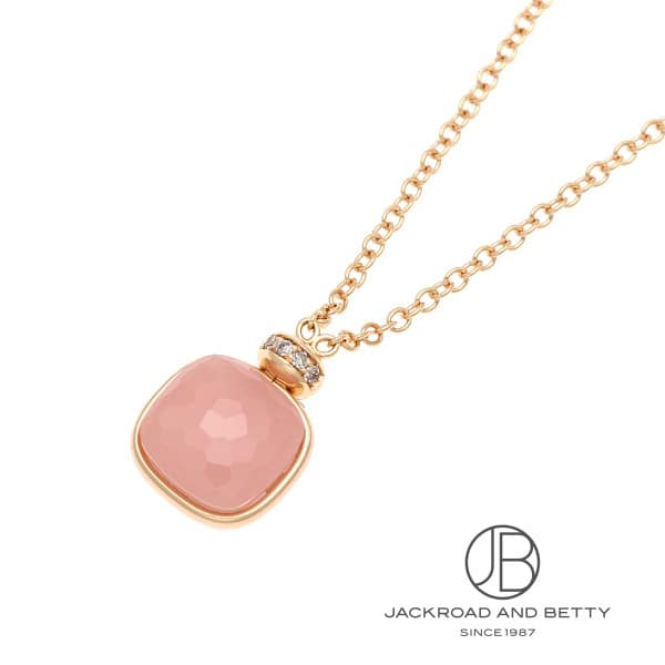 ローズクオーツ ヌード ネックレス[PCC2022_O7000_BRCQR_46] Rose
