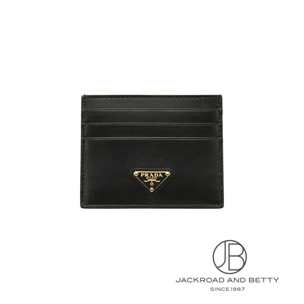 シティカーフレザー タブ カードケース ネロ ブラック 黒[1MC025