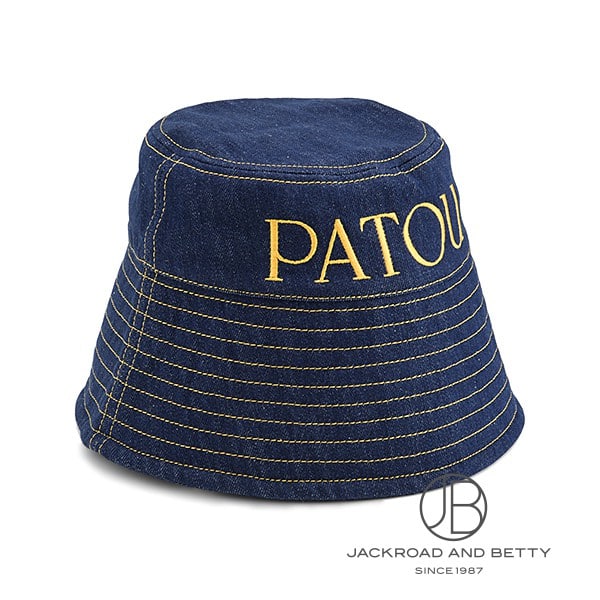 PATOU◆オーガニックコットンデニム製 パトゥ バケットハット オーガニックコットンデニム製 パトゥ バケットハット