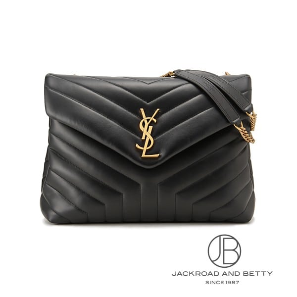 サンローラン (YSL) ルルー ミディアム マテラッセ ショルダーバッグ 574946 DV727 1000