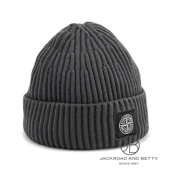 新品【STONE 】 Compassパッチ＆リブニット ビーニー ビーニー compassロゴパッチ[K2S15N100002S00C3V0062] Beanie with