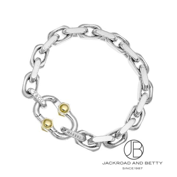 TIFFANY & Co. ティファニー 1837 メイカーズ ワイドチェーン ブレスレット シルバーアクセサリー シルバー/ゴールド