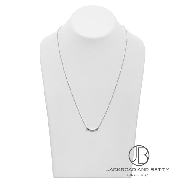 Tスマイルペンダント ネックレス（ミニ）ブルートパーズ 日本限定[] T Smile Pendant Mini Blue Topaz | ティファニー  中古 ジュエリー