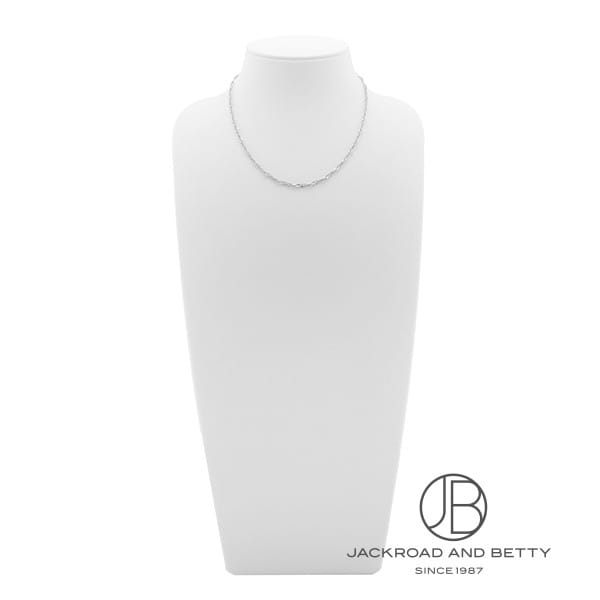 ⭐️本日価格！Pt850 ♡ プラチナスクリューネックレス 造幣局刻印あり PT850 6面 50cm 52g ネックレス プラチナ 造幣局刻印有り