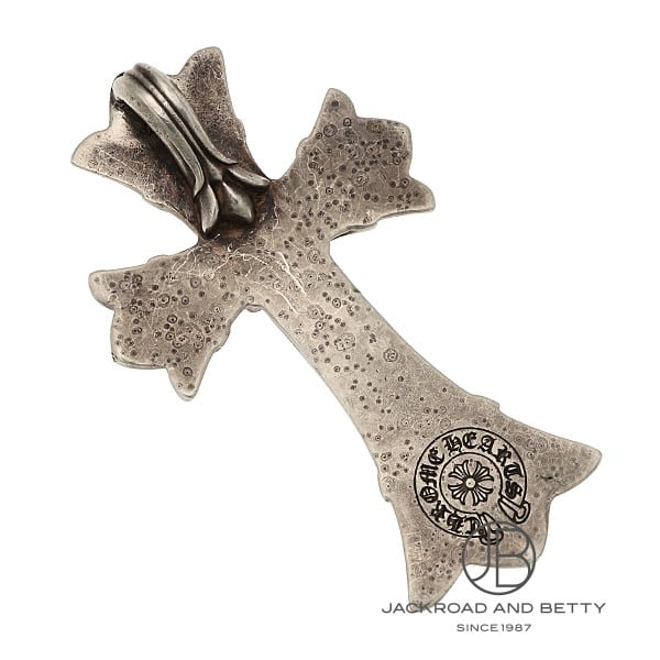 ダブルCHクロス ペンダントトップ ラージ[-] Double CH Cross